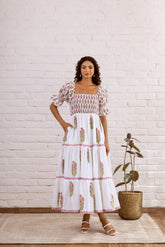 PINK WHITE TIER MAXI