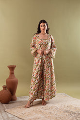 WHITE GREEN JACKET SET OF 3