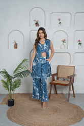 UROOZ BLUE JACKET SET OF 3