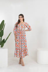 WHITE ORANGE TIER MAXI